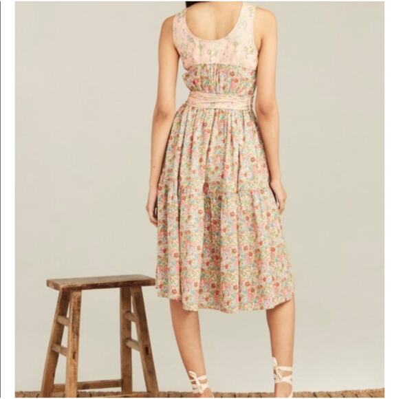 ROLLER RABBIT Elysian Day Coley Dress Floral Liberty Sleeveless Round Neck Small - Picture 13 of 14